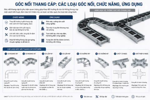 Góc nối thang cáp