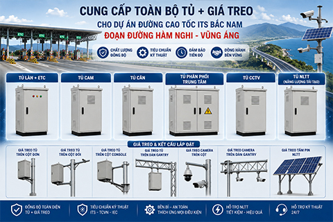 Dự án giao thông ITS 5 Tuyến Cao tốc Bắc -Nam (Hàm Nghi – Vũng Áng)